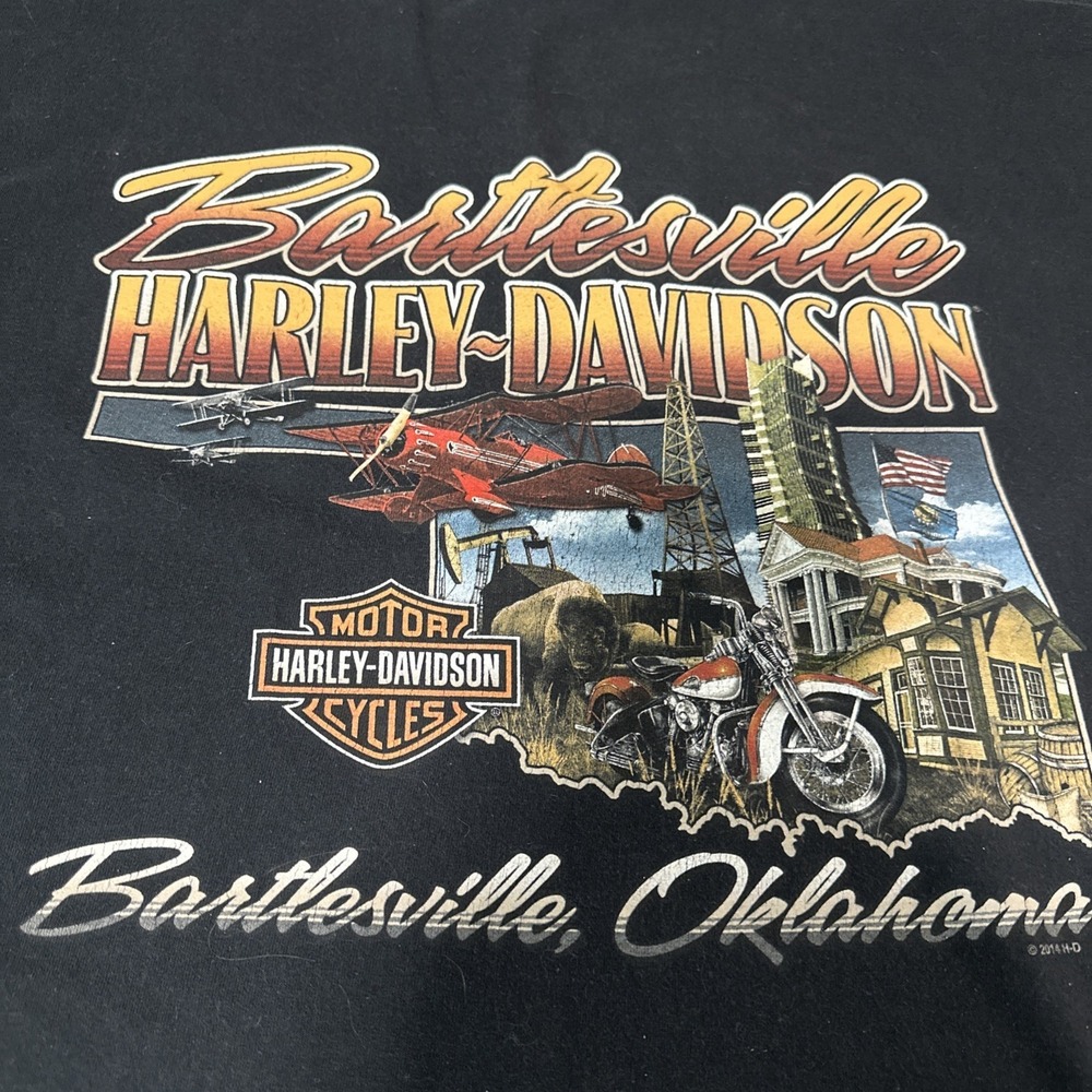 2015 Harley-Davidson Motorcycles Bartlesville Ok. Biker Shirt